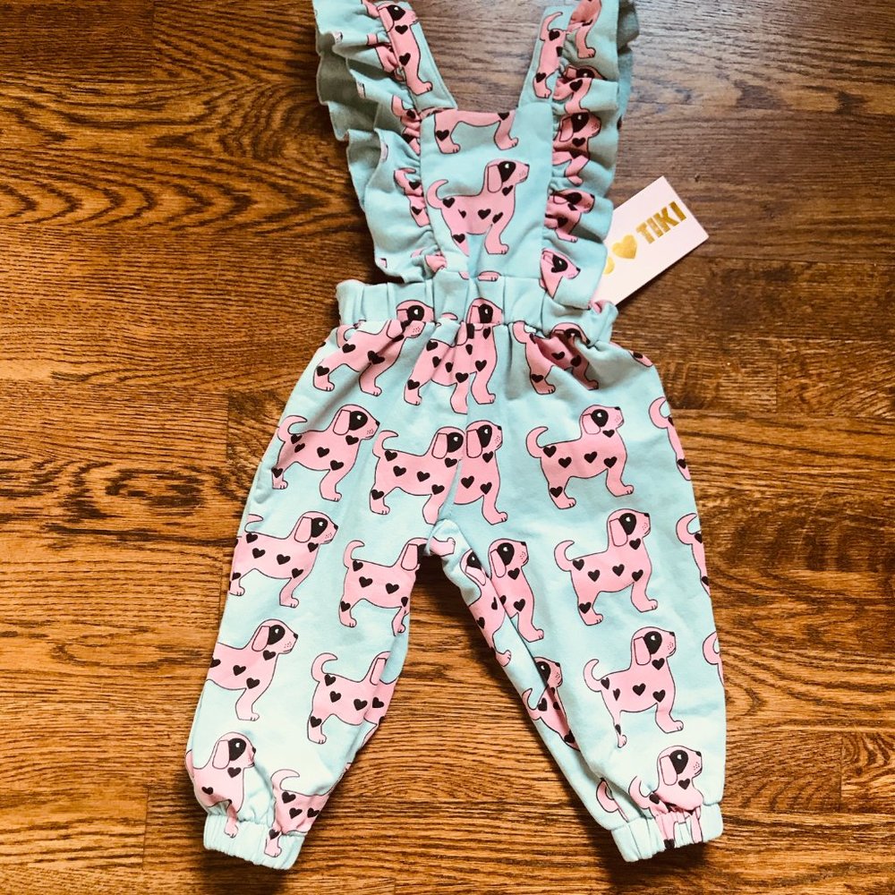 SOLD Hugo Loves Tiki Dog Ruffled Jumpsuit NWT - Picture 7 of 7